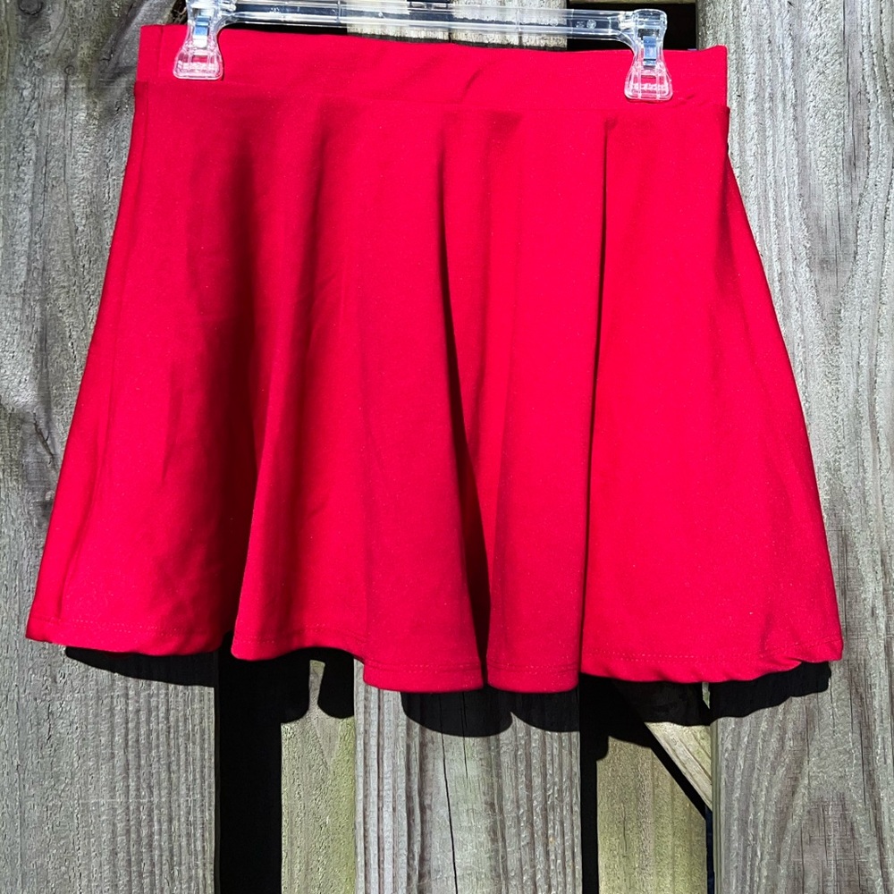 A’Gaci red fit and flare skirt - Picture 1 of 4